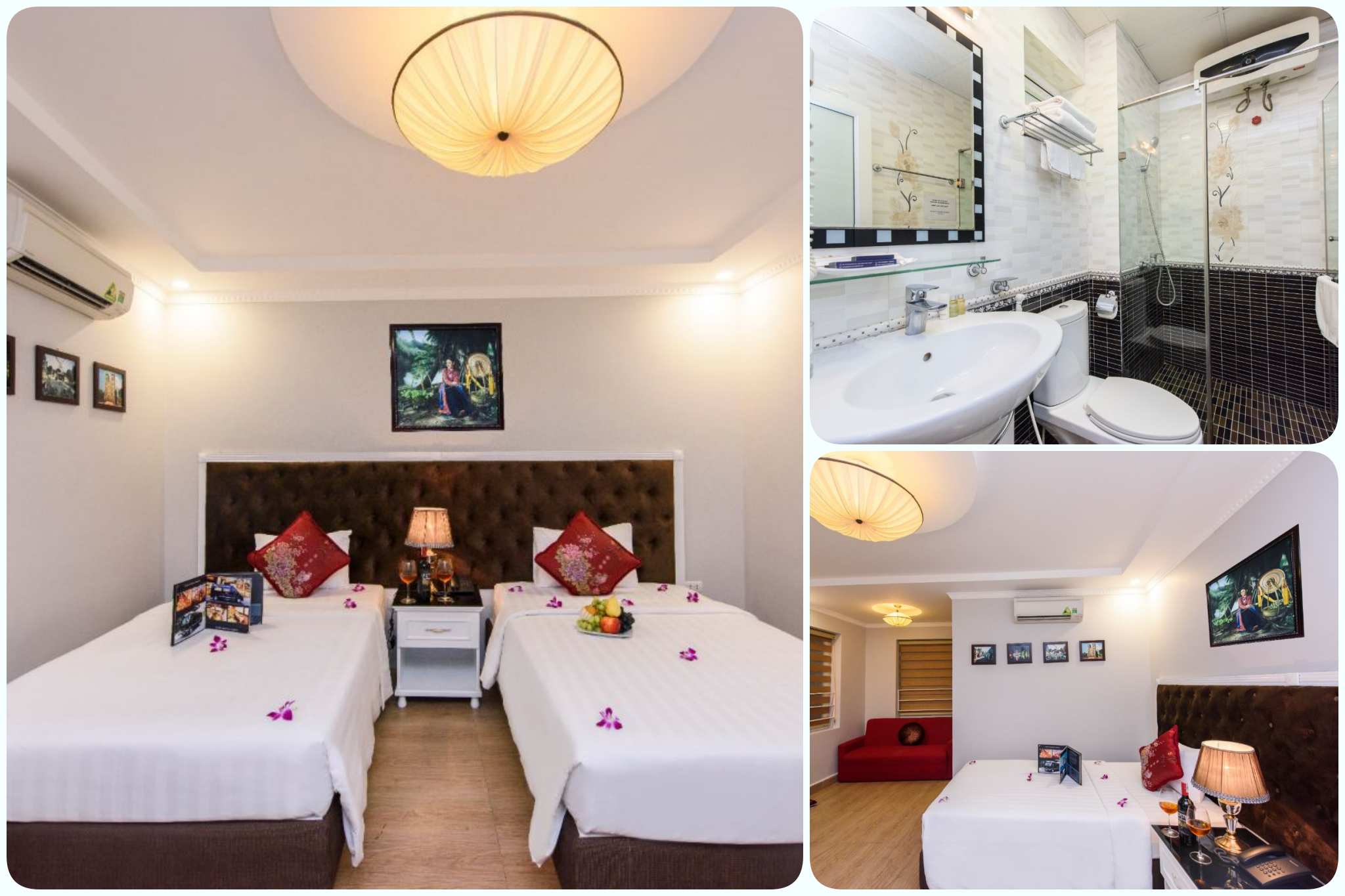 Phòng deluxe view thành phố tại Hà Nội Morning Hotel 